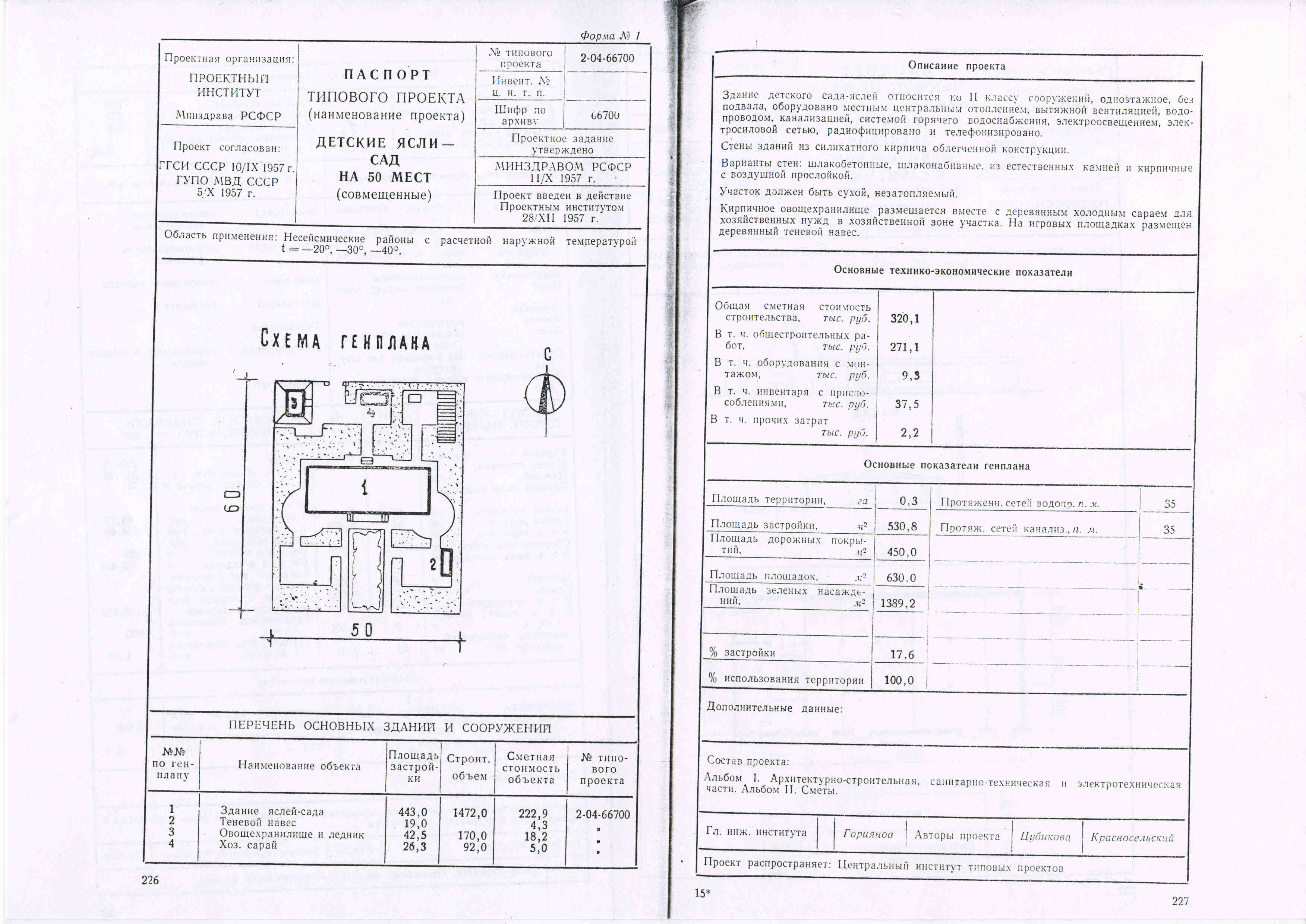 Типовой проект № 2-04-66700 (Минздрав РСФСР).