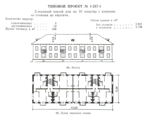 Типовой проект № 1-247-1 (Гипрогор).