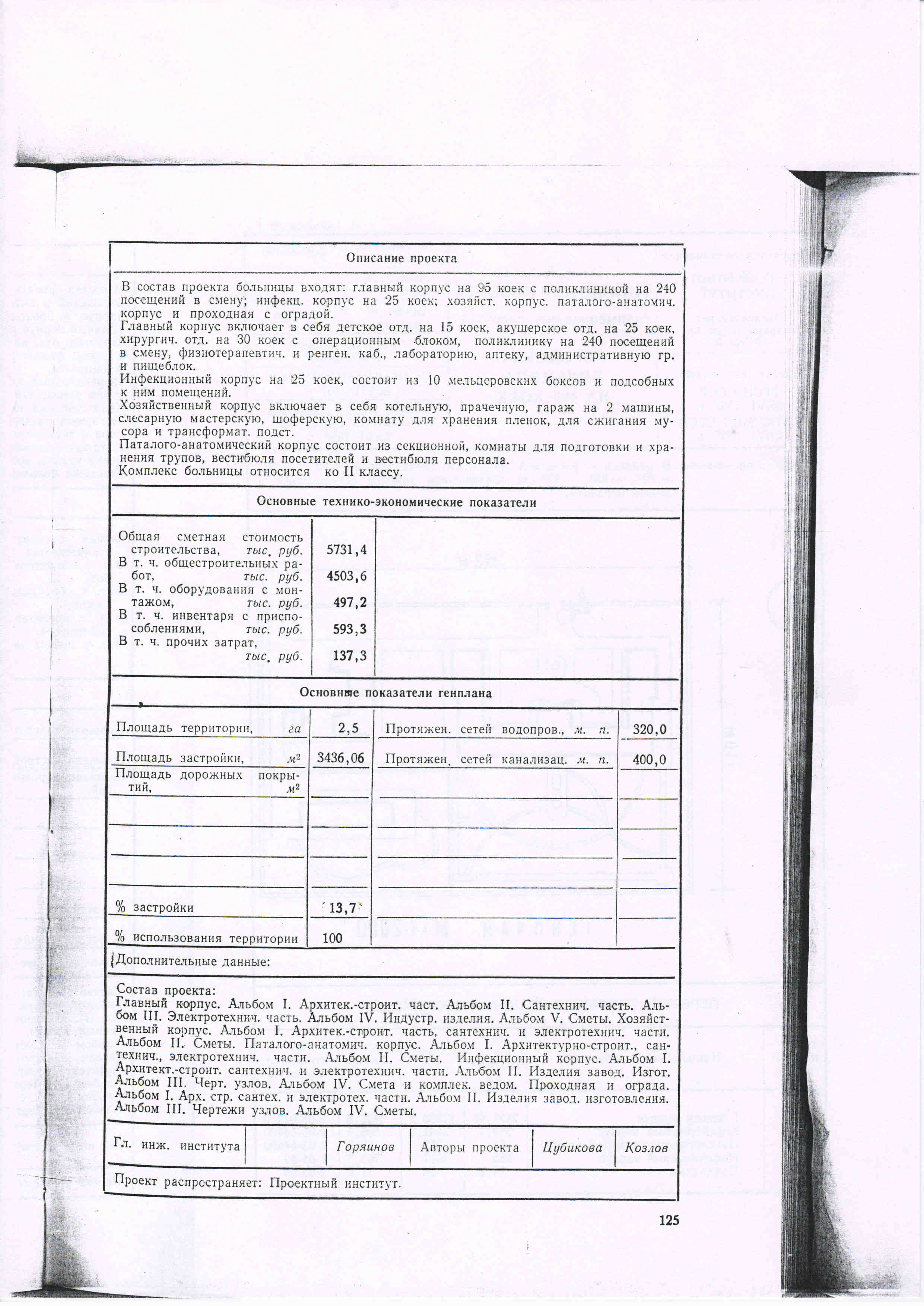 Типовой проект № 2-05-64400 (Минздрав РСФСР)